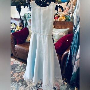 Vintage  Light Blue Party  Dress